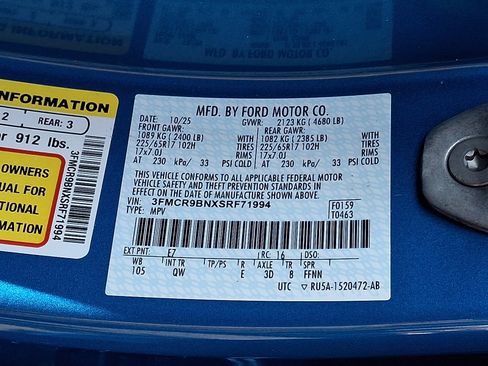 Used 2025 Ford Bronco Sport Big Bend AWD/4WD image 28