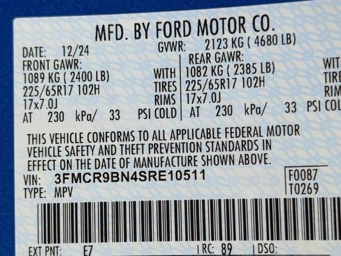 Certified 2025 Ford Bronco Sport Big Bend AWD/4WD image 29