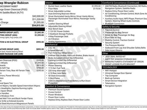 Used 2022 Jeep Wrangler Rubicon w/ Steel Bumper Group image 34