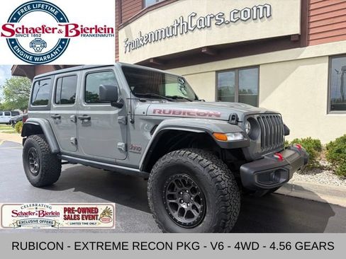 Used 2021 Jeep Wrangler Unlimited Rubicon w/ Xtreme Recon 35" Tire Package AWD/4WD image 1