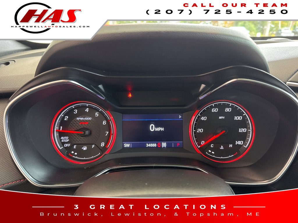 Used 2021 Chevrolet TrailBlazer RS w/ Sun and Liftgate Package AWD/4WD image 15