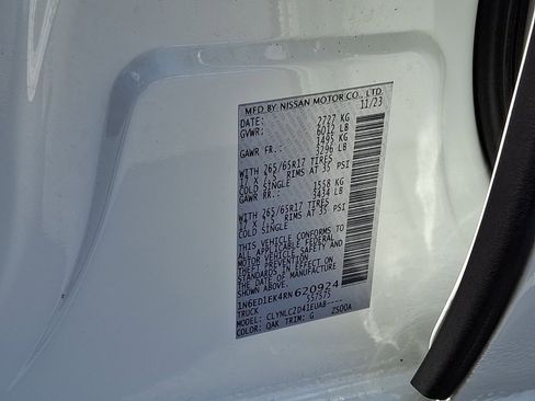 Certified 2024 Nissan Frontier SV w/ SV Convenience Package AWD/4WD image 27