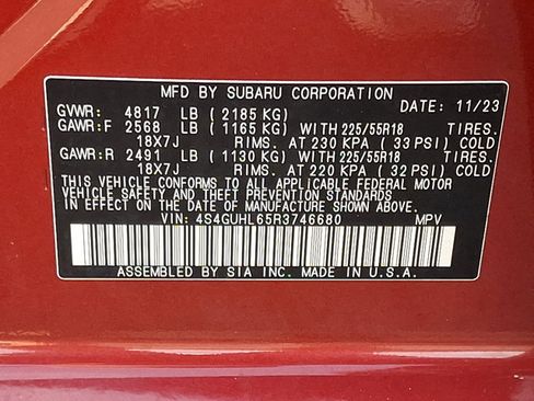 Certified 2024 Subaru Crosstrek 2.5i Limited AWD/4WD image 27