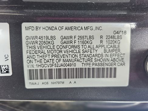 Used 2018 Honda Accord EX-L image 31