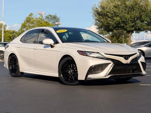 Certified 2021 Toyota Camry XSE w/ Navigation Package FWD image 2