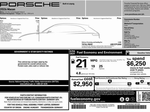 Certified 2026 Porsche Macan AWD/4WD image 42