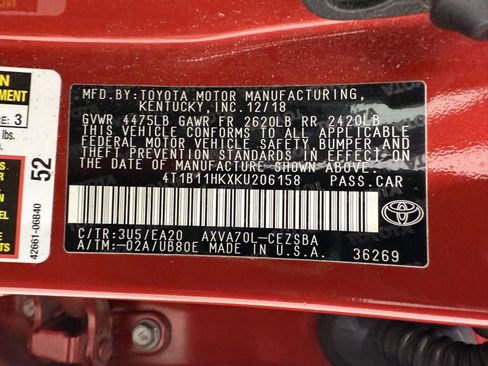 Used 2019 Toyota Camry SE w/ Convenience Package image 18