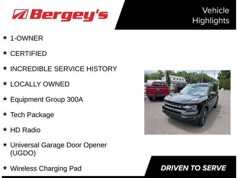 Certified 2022 Ford Bronco Sport Outer Banks w/ Tech Package AWD/4WD image 6