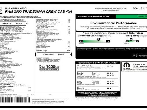 Used 2022 RAM 2500 Tradesman AWD/4WD image 3