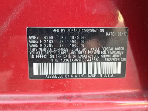 Used 2017 Subaru Impreza 2.0i Sport image 11