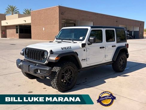 Used 2025 Jeep Wrangler Unlimited Sport S 4xe AWD/4WD image 1