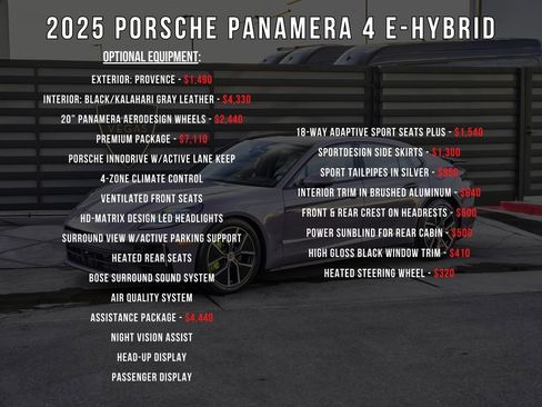 Used 2025 Porsche Panamera 4 w/ Premium Package image 5