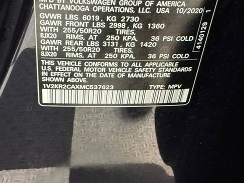 Used 2021 Volkswagen Atlas SE w/ Panoramic Sunroof Package image 46