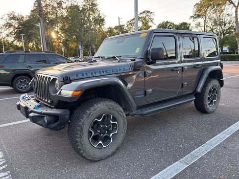 Used 2021 Jeep Wrangler Unlimited Rubicon 4xe w/ Steel Bumper Group AWD/4WD image 24