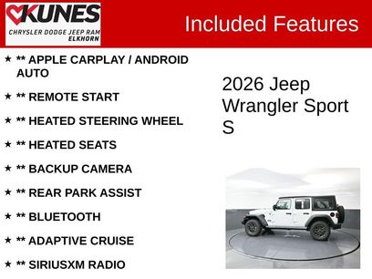New 2026 Jeep Wrangler Sport S