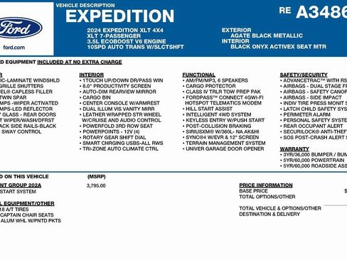 Used 2024 Ford Expedition XLT image 2