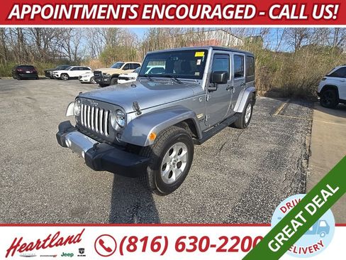 Used 2015 Jeep Wrangler Unlimited Sahara w/ Connectivity Group image 1