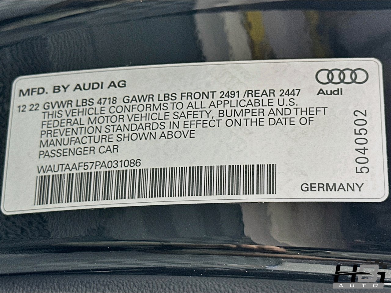 Used 2023 Audi A5 2.0T Premium Plus w/ Premium Plus AWD/4WD image 17