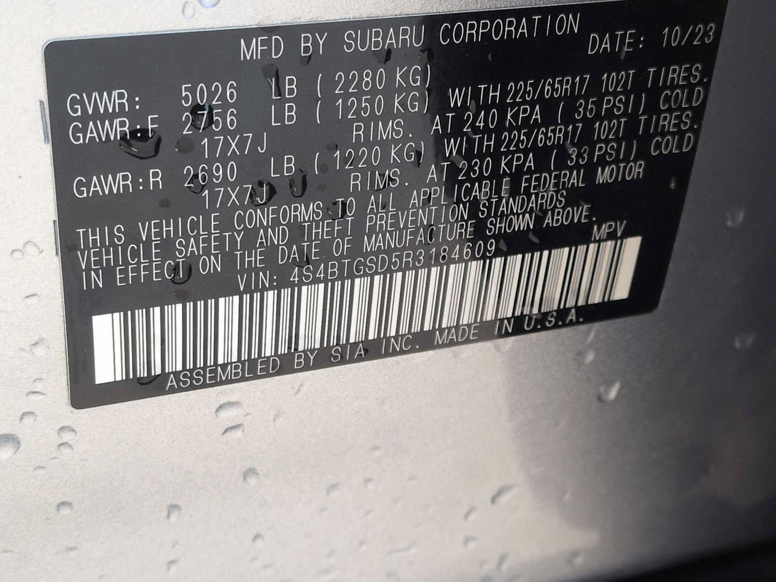 Used 2024 Subaru Outback Wilderness AWD/4WD image 35