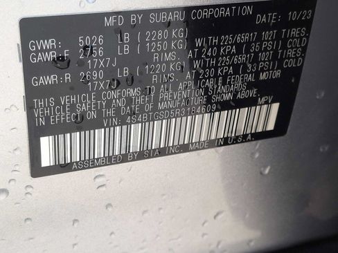 Used 2024 Subaru Outback Wilderness AWD/4WD image 35
