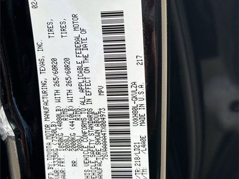 New 2026 Toyota Sequoia Limited w/ Nightshade Package image 28