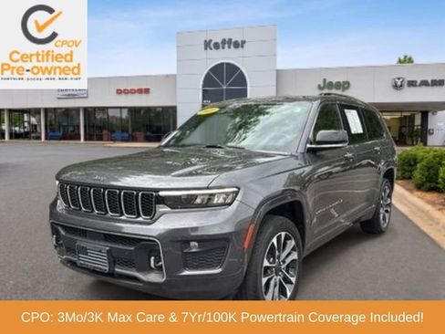 Certified 2021 Jeep Grand Cherokee L Overland w/ Luxury Tech Group IV AWD/4WD image 1