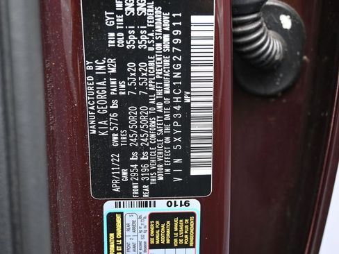 Used 2022 Kia Telluride EX w/ EX Premium Package image 18