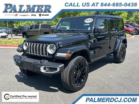 Certified 2025 Jeep Wrangler Unlimited Sahara w/ Safety Group AWD/4WD image 1