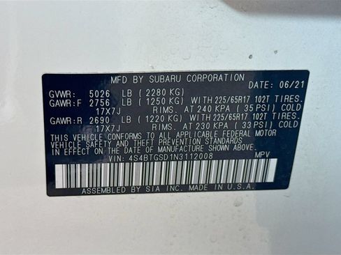 Used 2022 Subaru Outback Wilderness AWD/4WD image 31