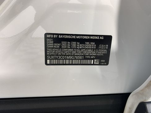 Used 2021 BMW X3 sDrive30i w/ Premium Package RWD image 12