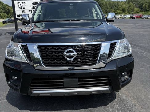 Used 2019 Nissan Armada Platinum w/ Captain's Chairs Package AWD/4WD image 3