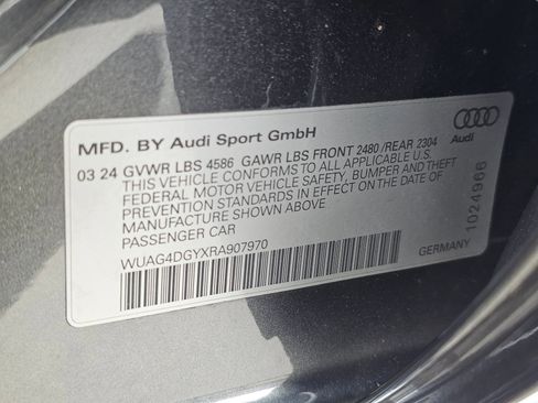 Used 2024 Audi RS 3 4DR SDN 2.5 TFSI w/ RS Technology Package image 63