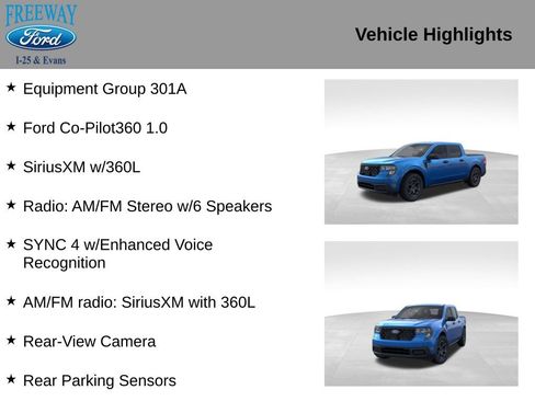 New 2025 Ford Maverick XLT w/ Equipment Group 301A image 2