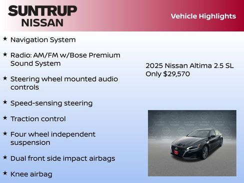 New 2025 Nissan Altima 2.5 SL image 8