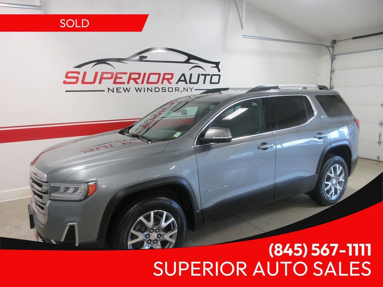 Used 2021 GMC Acadia SLT AWD/4WD image 1