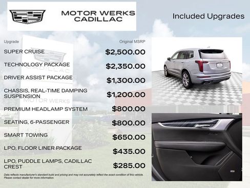 Certified 2023 Cadillac XT6 Premium Luxury w/ Technology Package image 9