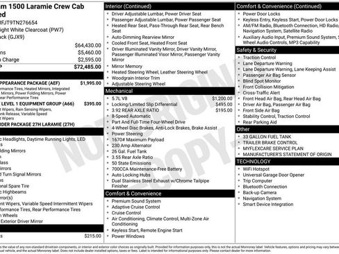 New 2026 RAM 1500 Laramie w/ Sport Appearance Package image 9