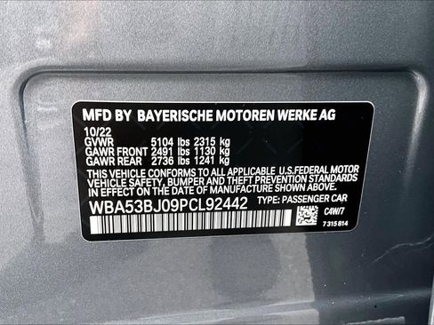 Certified 2023 BMW 540i w/ M Sport Package RWD image 35