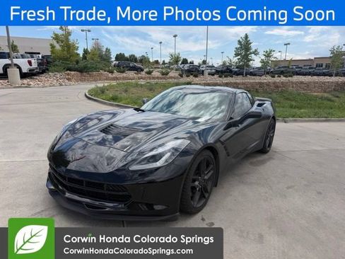 Used 2016 Chevrolet Corvette Stingray Coupe w/ Carbon Flash Badge Package RWD image 3