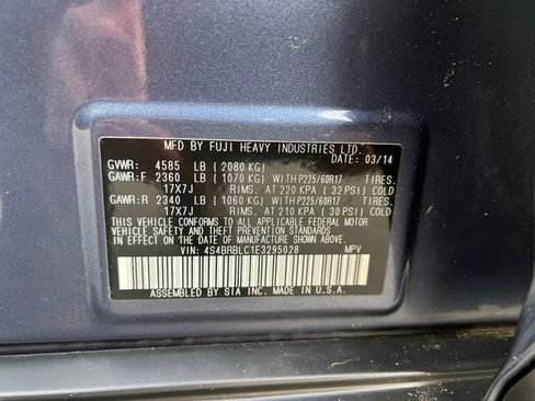 Used 2014 Subaru Outback 2.5i Limited image 17