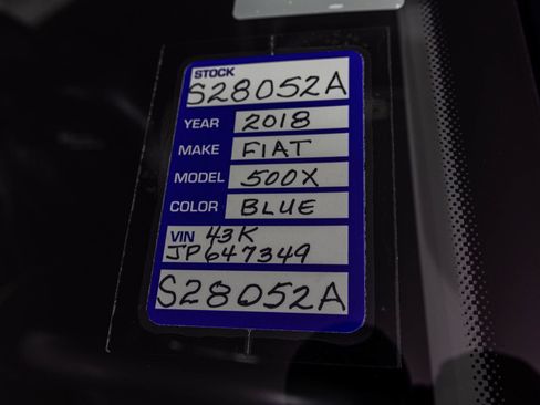 Used 2018 FIAT 500X Lounge w/ Lounge Premium Package (AWD) image 56