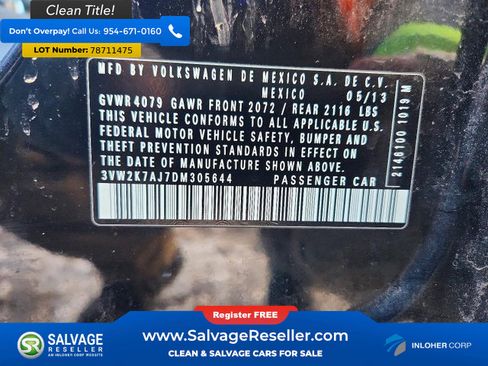 Used 2013 Volkswagen Jetta S image 5