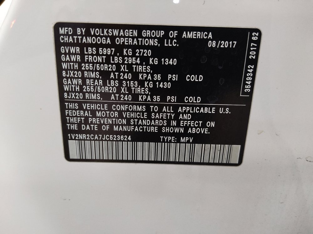 Used 2018 Volkswagen Atlas SEL Premium AWD/4WD image 33