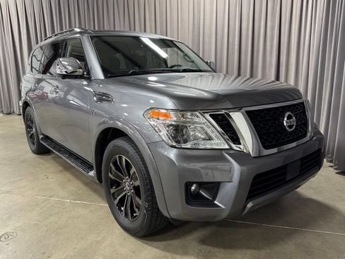 Used 2020 Nissan Armada Platinum w/ Captain's Chairs Package RWD image 1