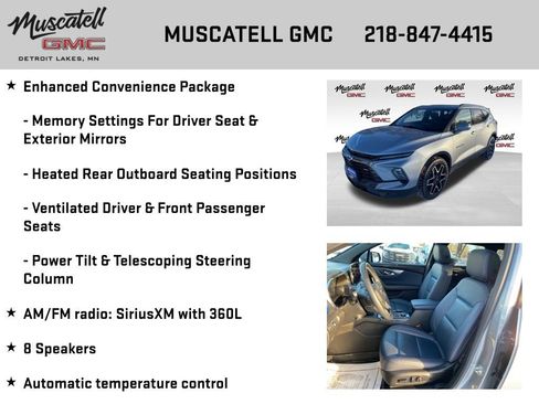 Used 2024 Chevrolet Blazer RS w/ Driver Confidence II Package image 12