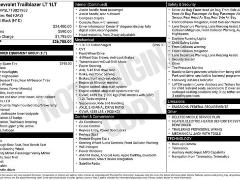 Used 2026 Chevrolet TrailBlazer LT image 6