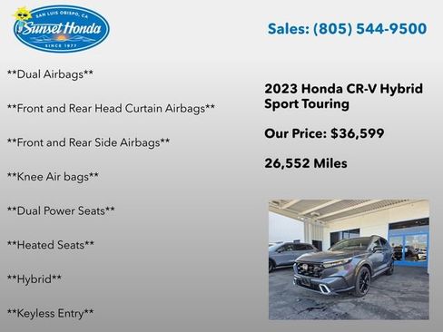 Certified 2023 Honda CR-V Sport Touring image 8