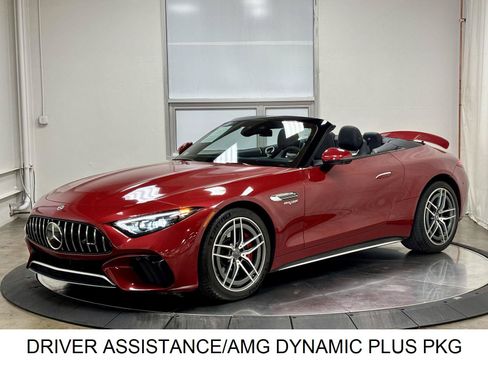 Used 2022 Mercedes-Benz SL 55 AMG 4MATIC w/ Driver Assistance Package image 4
