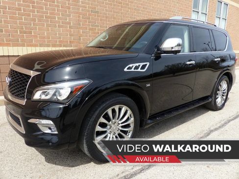 Used 2017 INFINITI QX80 Base AWD 4dr SUV w/ Deluxe Technology Package image 1