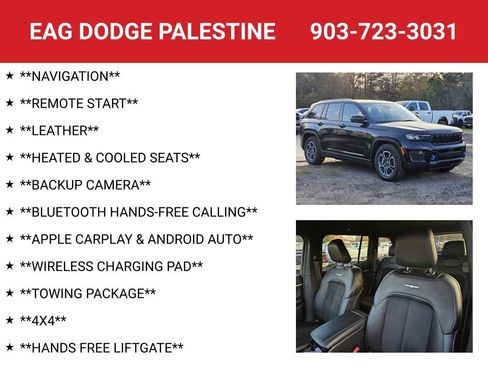 Used 2023 Jeep Grand Cherokee Trailhawk w/ Advanced Protech Group II AWD/4WD image 4